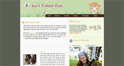 Desktop Screenshot of katscrittercare.com